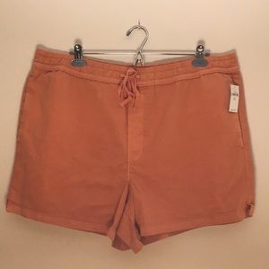 NWT GAP Orange Denim Shorts | Womens SZ XL Tall
